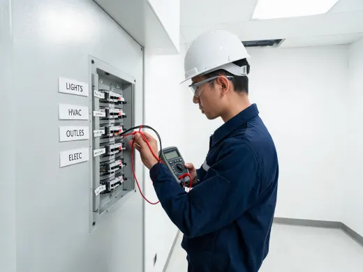 Commercial building electrical commissioning
