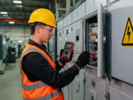 Industrial maintenance voltage check