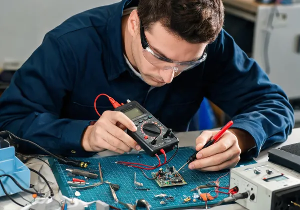Electronics troubleshooting bench